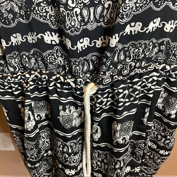 Papaya black and white romper - Picture 3 of 8